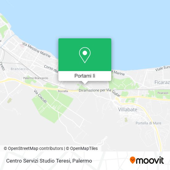 Mappa Centro Servizi Studio Teresi