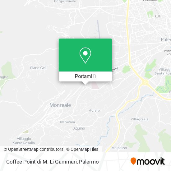 Mappa Coffee Point di M. Li Gammari