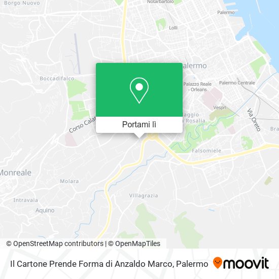 Mappa Il Cartone Prende Forma di Anzaldo Marco