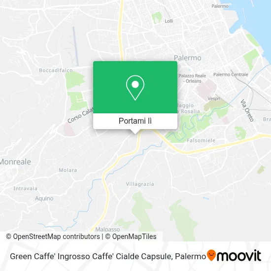 Mappa Green Caffe' Ingrosso Caffe' Cialde Capsule