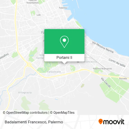 Mappa Badalamenti Francesco