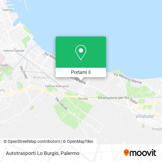 Mappa Autotrasporti Lo Burgio