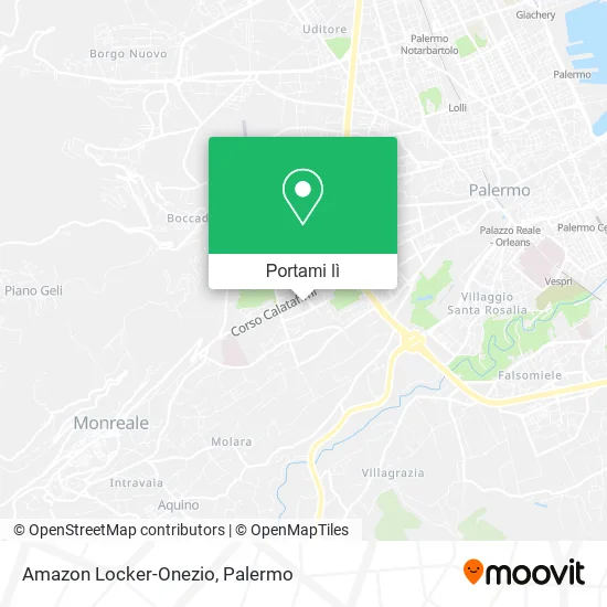 Mappa Amazon Locker-Onezio