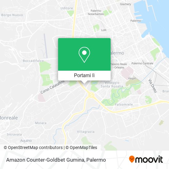 Mappa Amazon Counter-Goldbet Gumina