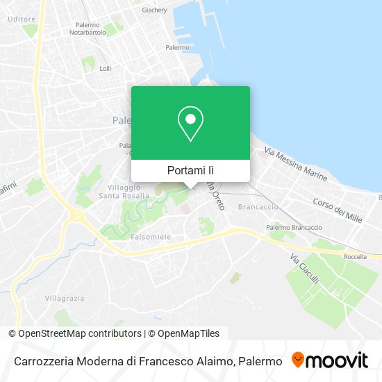 Mappa Carrozzeria Moderna di Francesco Alaimo