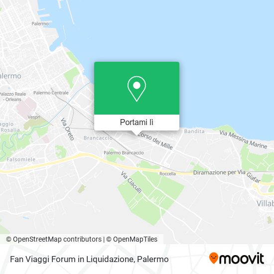 Mappa Fan Viaggi Forum in Liquidazione