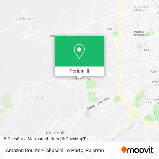 Mappa Amazon Counter-Tabacchi Lo Porto