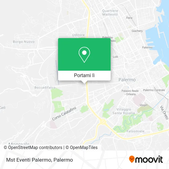 Mappa Mst Eventi Palermo
