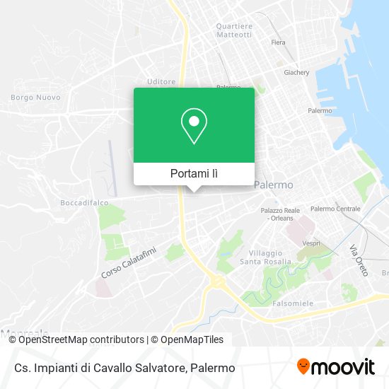 Mappa Cs. Impianti di Cavallo Salvatore