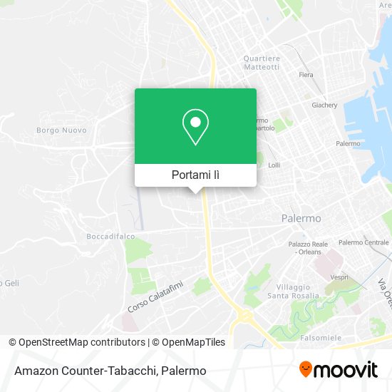 Mappa Amazon Counter-Tabacchi