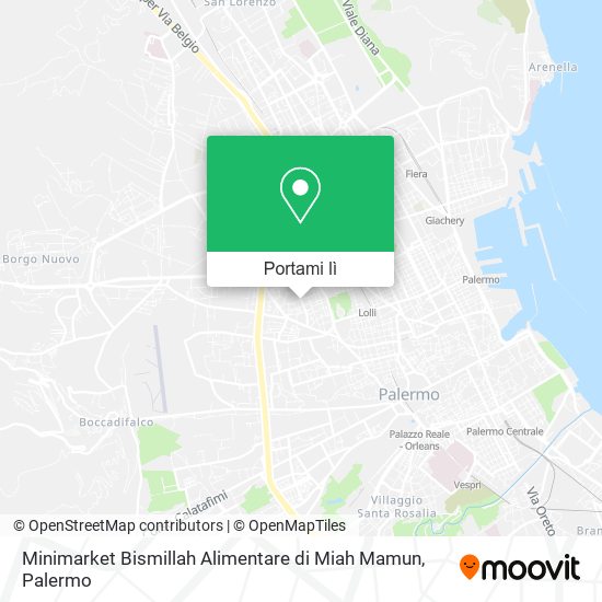 Mappa Minimarket Bismillah Alimentare di Miah Mamun