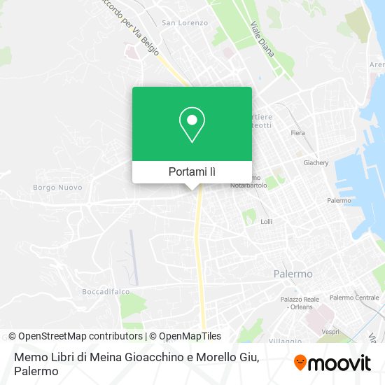 Mappa Memo Libri di Meina Gioacchino e Morello Giu