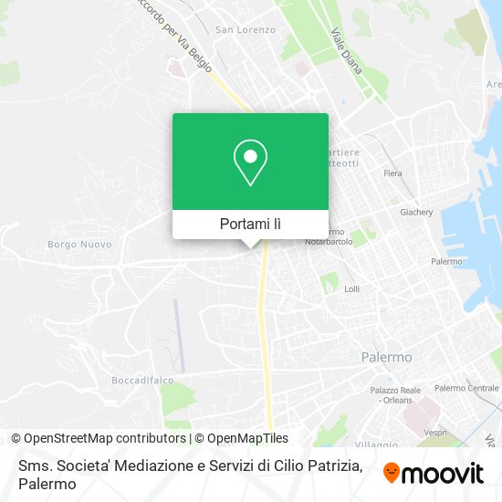 Mappa Sms. Societa' Mediazione e Servizi di Cilio Patrizia