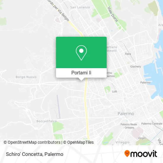 Mappa Schiro' Concetta