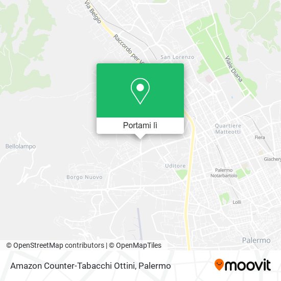 Mappa Amazon Counter-Tabacchi Ottini