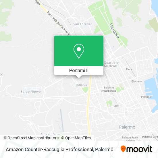Mappa Amazon Counter-Raccuglia Professional