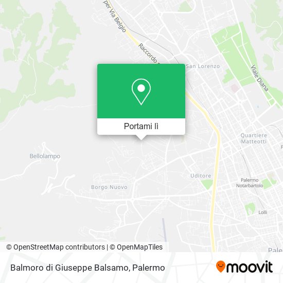 Mappa Balmoro di Giuseppe Balsamo