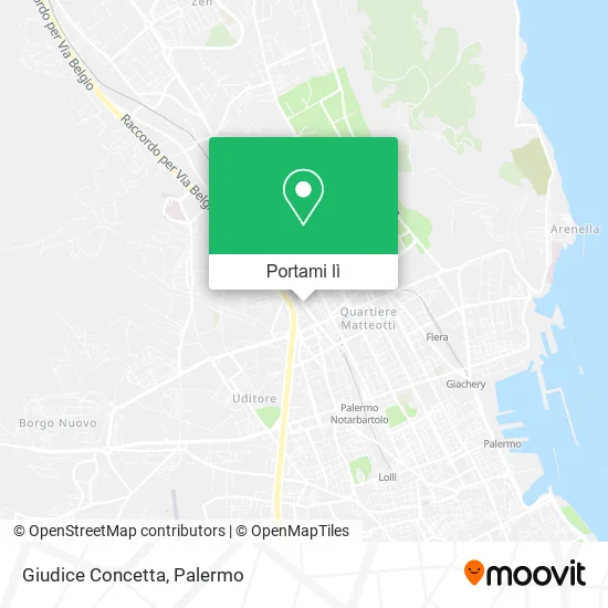 Mappa Giudice Concetta