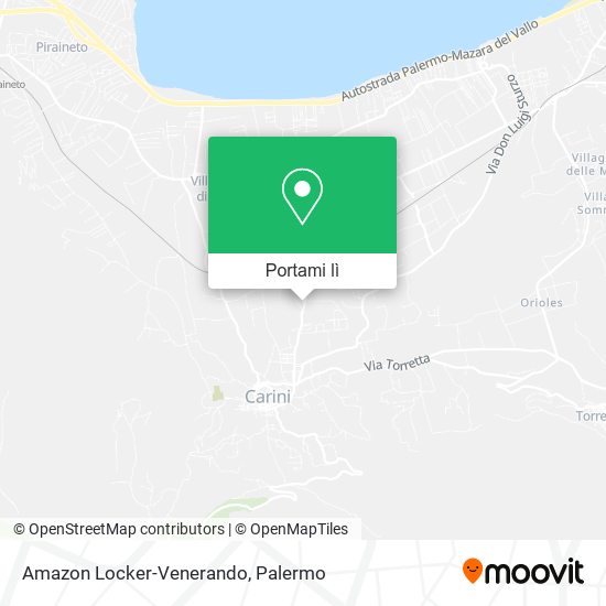 Mappa Amazon Locker-Venerando