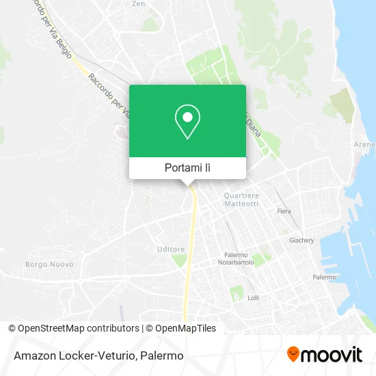 Mappa Amazon Locker-Veturio