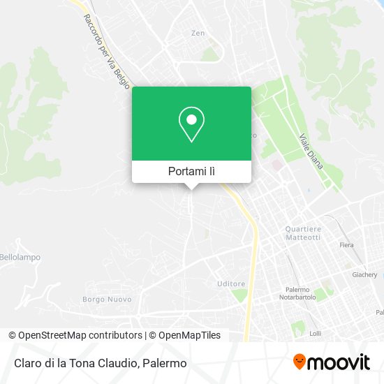 Mappa Claro di la Tona Claudio