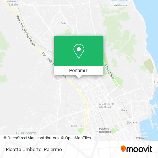 Mappa Ricotta Umberto