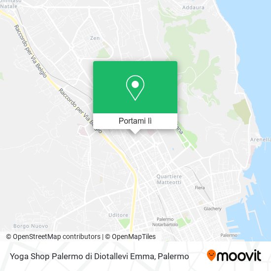 Mappa Yoga Shop Palermo di Diotallevi Emma
