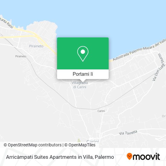 Mappa Arricàmpati Suites Apartments in Villa