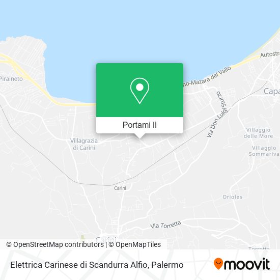 Mappa Elettrica Carinese di Scandurra Alfio