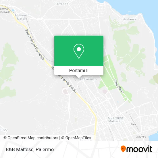 Mappa B&B Maltese