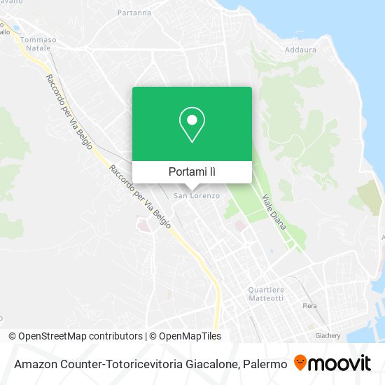 Mappa Amazon Counter-Totoricevitoria Giacalone
