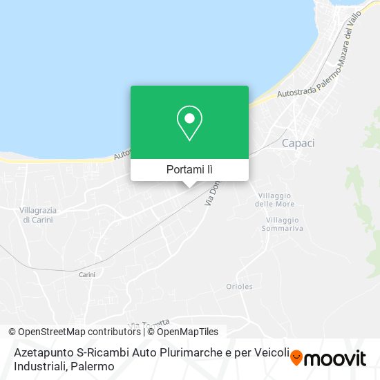 Mappa Azetapunto S-Ricambi Auto Plurimarche e per Veicoli Industriali