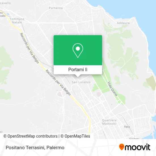 Mappa Positano Terrasini