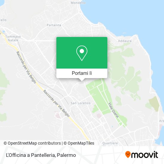 Mappa L'Officina a Pantelleria