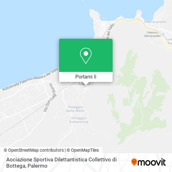 Mappa Aociazione Sportiva Dilettantistica Collettivo di Bottega