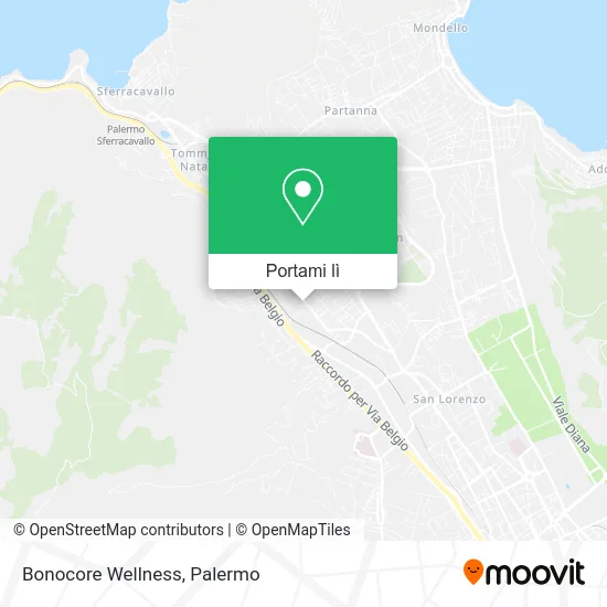 Mappa Bonocore Wellness