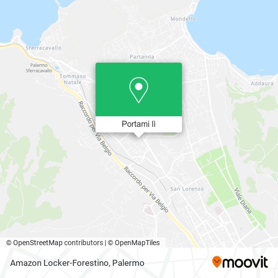 Mappa Amazon Locker-Forestino