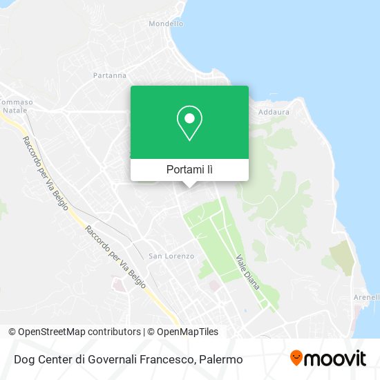 Mappa Dog Center di Governali Francesco