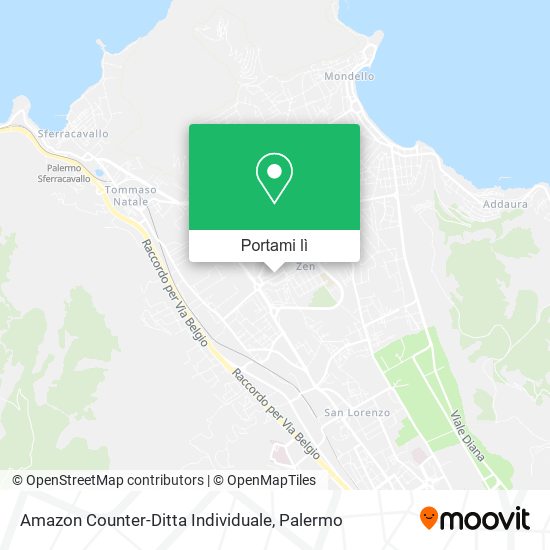 Mappa Amazon Counter-Ditta Individuale