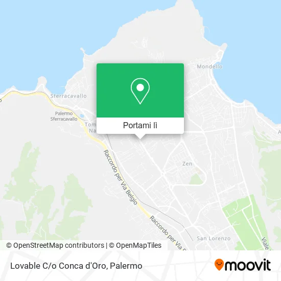 Mappa Lovable C/o Conca d'Oro