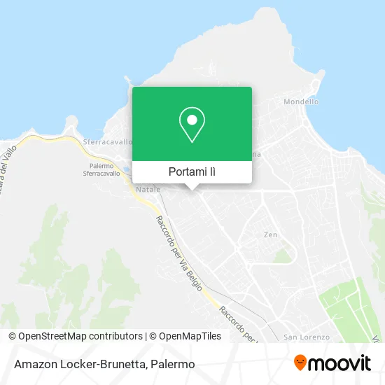 Mappa Amazon Locker-Brunetta
