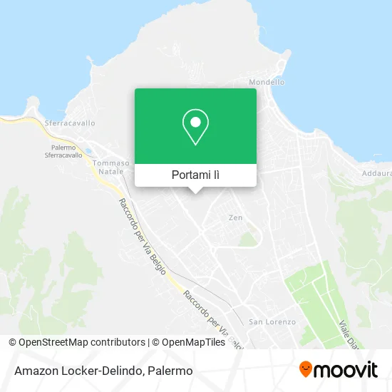 Mappa Amazon Locker-Delindo