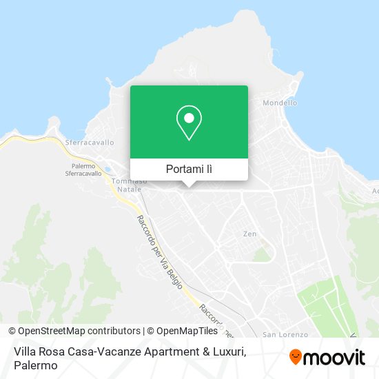 Mappa Villa Rosa Casa-Vacanze Apartment & Luxuri