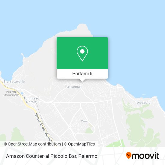 Mappa Amazon Counter-al Piccolo Bar