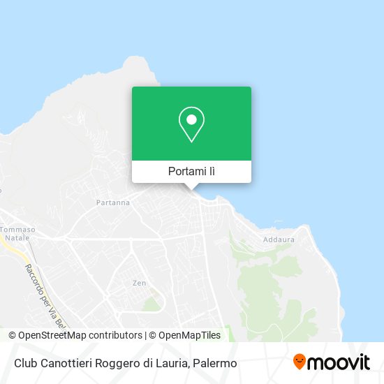 Mappa Club Canottieri Roggero di Lauria