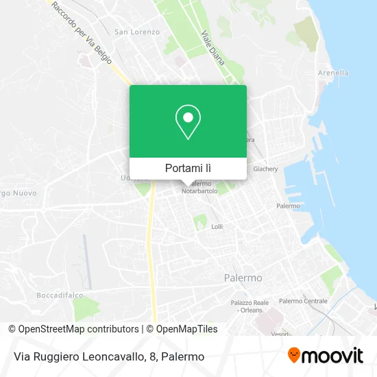 Mappa Via Ruggiero Leoncavallo, 8