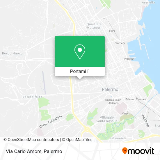 Mappa Via Carlo Amore