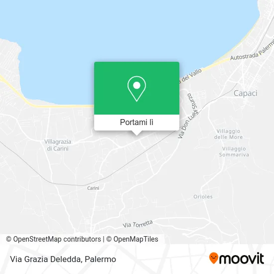 Mappa Via Grazia Deledda