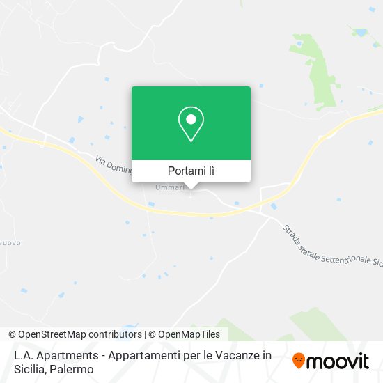 Mappa L.A. Apartments - Appartamenti per le Vacanze in Sicilia