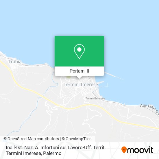 Mappa Inail-Ist. Naz. A. Infortuni sul Lavoro-Uff. Territ. Termini Imerese